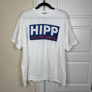 Vintage Hipp US Congress T-shirt Unisex XL White Rep South Carolina Double Sided